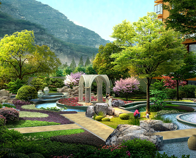 海珠區公園一角